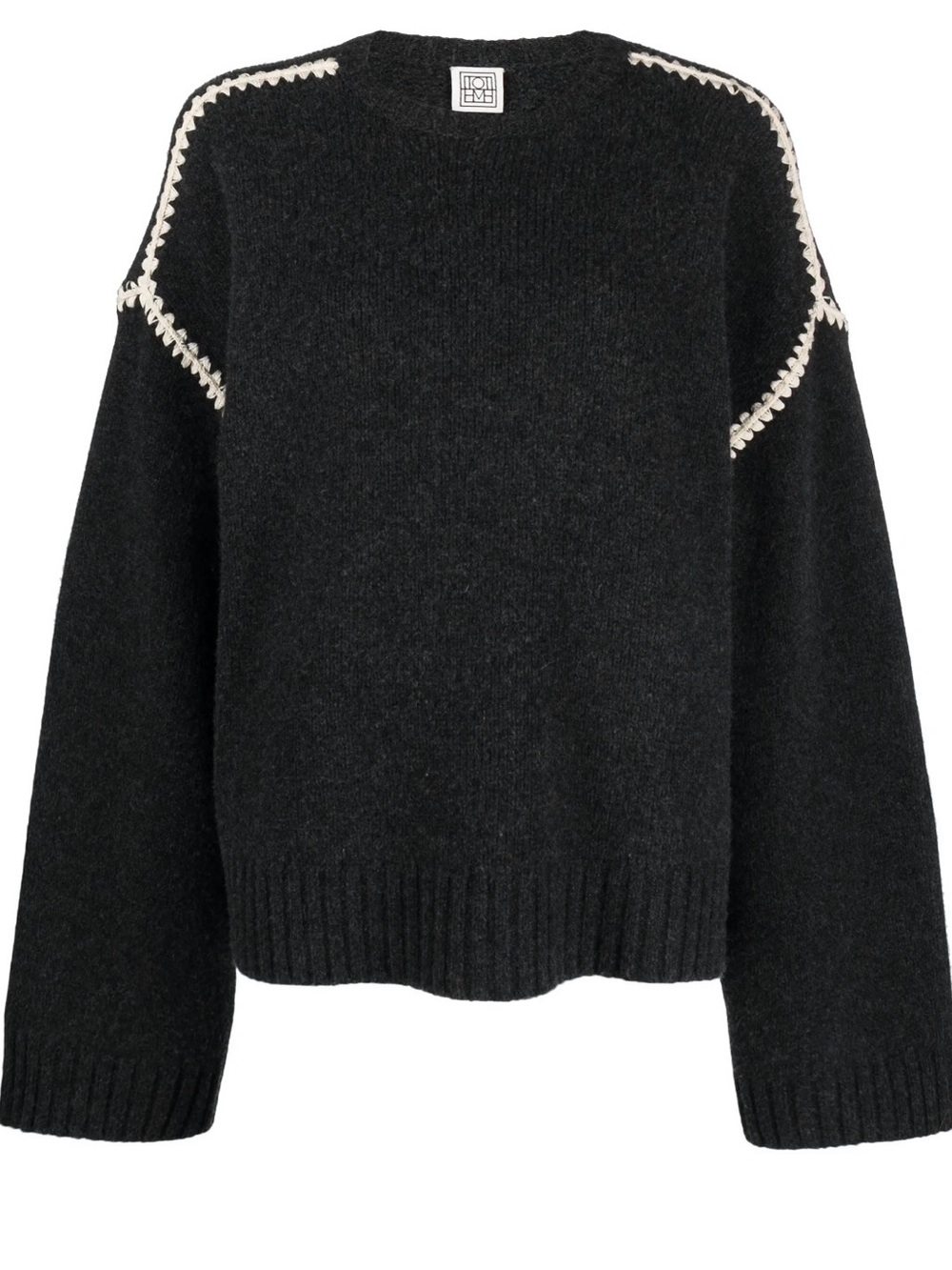 Toteme Oversized Crochet Sweater